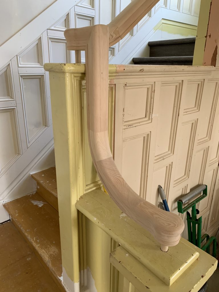 Bottom of stairs